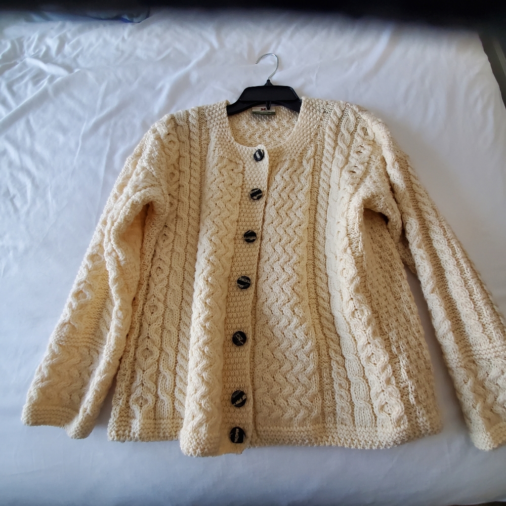 Irish Merino Wool cardigan
